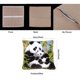 thumbnail image 5 of de alfombra con de lengüeta de , Material de bricolaje, funda de cojín, suministro Panda Hugo Kits de gancho de pestillo de cojines animales, 5 of 8