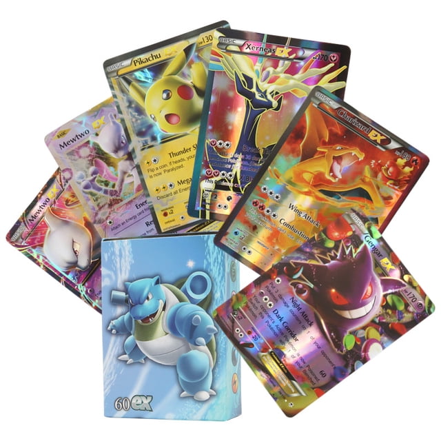 Tarjetas de Pokémon, 60/100 Uds., todas las nuevas cajas de refuerzo EX Obsidian Flames incluyen tarjetas de Pokémon Charizard, versión en inglés