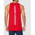 thumbnail image 6 of Under Armour Mens Baseline Cotton Tank Red 600/Summit White Large, 6 of 6