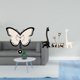 thumbnail image 2 of Reloj De Pared De Mariposa Acrílica Y Figura De Jirafa De Cerámica, Centro De Mesa Decorativo Para Oficina, Comedor, Habitación Infantil, Decoración De Granja Y Dormitorio., 2 of 8