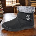 thumbnail image 4 of Botines Al Aire Libre Botas Impermeables Nieve Mujeres Cómodas Media Pantorrilla Gruesa, 4 of 9