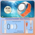 thumbnail image 2 of YUNOVA AirTag Wristband for Kids, IPX8 Waterproof Silicone Strap with Magnetic Clasp, Adjustable Hidden Holder Compatible with Apple AirTag Tracker for Child Teen Swimming, 2 of 7