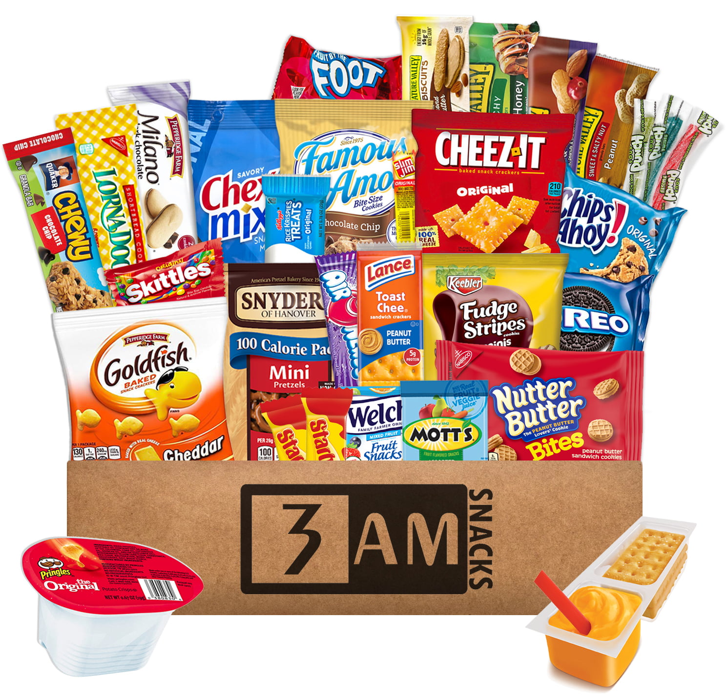 3 AM Snacks Snack Boxes, Halloween Gifts, Snack Chest, Snacks Assortment, Study Gift Basket, 45 Count - Walmart.com