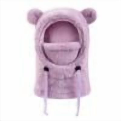 Cameland Cute Bear Ear Warm Hat For Boys And Girls With Ear Protection Neck Warmer