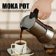 thumbnail image 5 of Olla Moka De Acero Inoxidable, Exprés Para Estufa De 6 Tazas, Cubana E Italiana De Acero Inoxidable Para Estufas De Inducción, 5 of 7