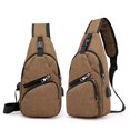 thumbnail image 4 of GEZHEN Sling Bag for Men Women Shoulder Backpack Chest Bags Crossbody Daypack with USB Cable for Hiking Camping Outdoor Trip USB Charging Bag Sports Canvas Bag Chest Bag Outdoor Crossbody Bag, 4 of 4