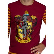 Harry Potter Hogwart's House Crest Tight Fit Adult Cotton Pajama Set
