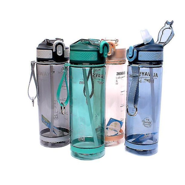 Portable Water Bottle, 1L Portable Sport Bottle Blue Convenient With Handle  And Push For Bodybuilding For Party 