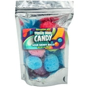 Fun Flavors Box -  Freeze Dried Candy Sour Merry Balls Fruity Crispy Treats, 1 oz