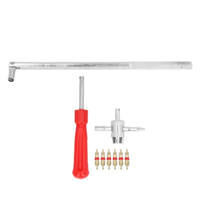 Valves Core Remover, 30cm Total Length Portable Tire Valve Stem Puller Easy Operation Alloy For Repair