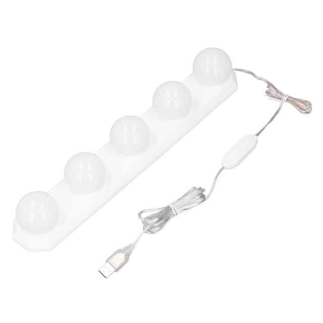Portable Makeup Light, PC ABS Portable Led Vanity Lights 3 Color Temperature Easy Install for Dressing Room