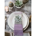 thumbnail image 2 of Purple Grey Wood Grain Cloth Napkins Set of 4 Reusable Dinner Napkins, Ombre Rustic Retro Wooden Plank Cocktail Napkin Washable Table Napkins for Wedding/Holiday Party/Baby Shower 20"x20", 2 of 7