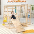 thumbnail image 2 of Jungle Gym, Toddler Climbing Toys, Indoor Playground Climbing Toys for Toddlers, Montessori Style Pl multicolor, 2 of 7