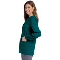 thumbnail image 2 of Landau Veste de Gommage Classique pour Femmes, Coupe Décontractée, Col Rond, 4 Poches, 2 of 6