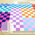 thumbnail image 6 of Arogan Checkered Area Rug for Living Room Bedroom Washable Rug, Multicolour,2' x 3', 6 of 8