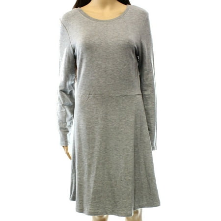 tart - tart new gray women's size medium m crewneck a-line sweater ...