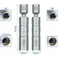 thumbnail image 2 of Llave para bujías de 14/16 mm, herramienta universal de extracción de casquillos de bujías magnéticas para quitar bujías automotrices, 2 of 5