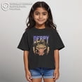 thumbnail image 2 of Girls KPop Demon Hunters Derpy Lightning Bolts Cropped T-Shirt, 2 of 8