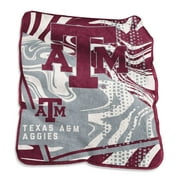 Texas A&M Aggies 50" x 60" Swirl Raschel Throw Blanket