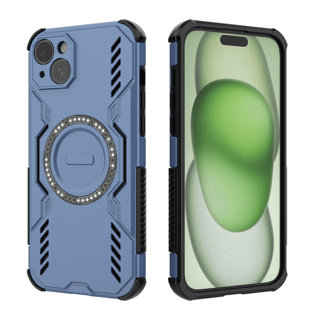 Funda GANGXUN para iPhone 15 Plus , magnética, resistente a golpes, con soporte, unisex, carga inalámbrica