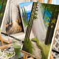 thumbnail image 3 of 52 Piezas kit de Pintura, Juegos de Caballete de Pintura com 1 Bastidores para Pintar y 12 Lienzo para Pintar, 24 Colores Pinturas Lavables no T&oacute;xicas, 10 Pinceles y 1 Paleta Arte Regalo Pe, 3 of 9