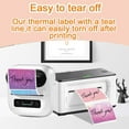 thumbnail image 4 of WONLABEL 1.57x1.18 (40x30mm) Thermal Labels for T50M/M110/M108/M220/M260 Label Makers, Self-Adhesive Stickers Thermal Printer Labels for Small Business Barcode & Packaging, 230pcs/Roll, Stary Purple, 4 of 7
