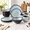 Dreamy Moonlight-Gray White-Service for 4-16pcs, variant on Dreamy Moonlight-Chestnut Ceramic Dinnerware Set Service for 8-24pcs