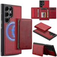 thumbnail image 1 of LC.IMEEKE L5 For Samsung Galaxy S22 Ultra 5G Magnetic Phone Case Leather Back Cover with Detachable, 1 of 5