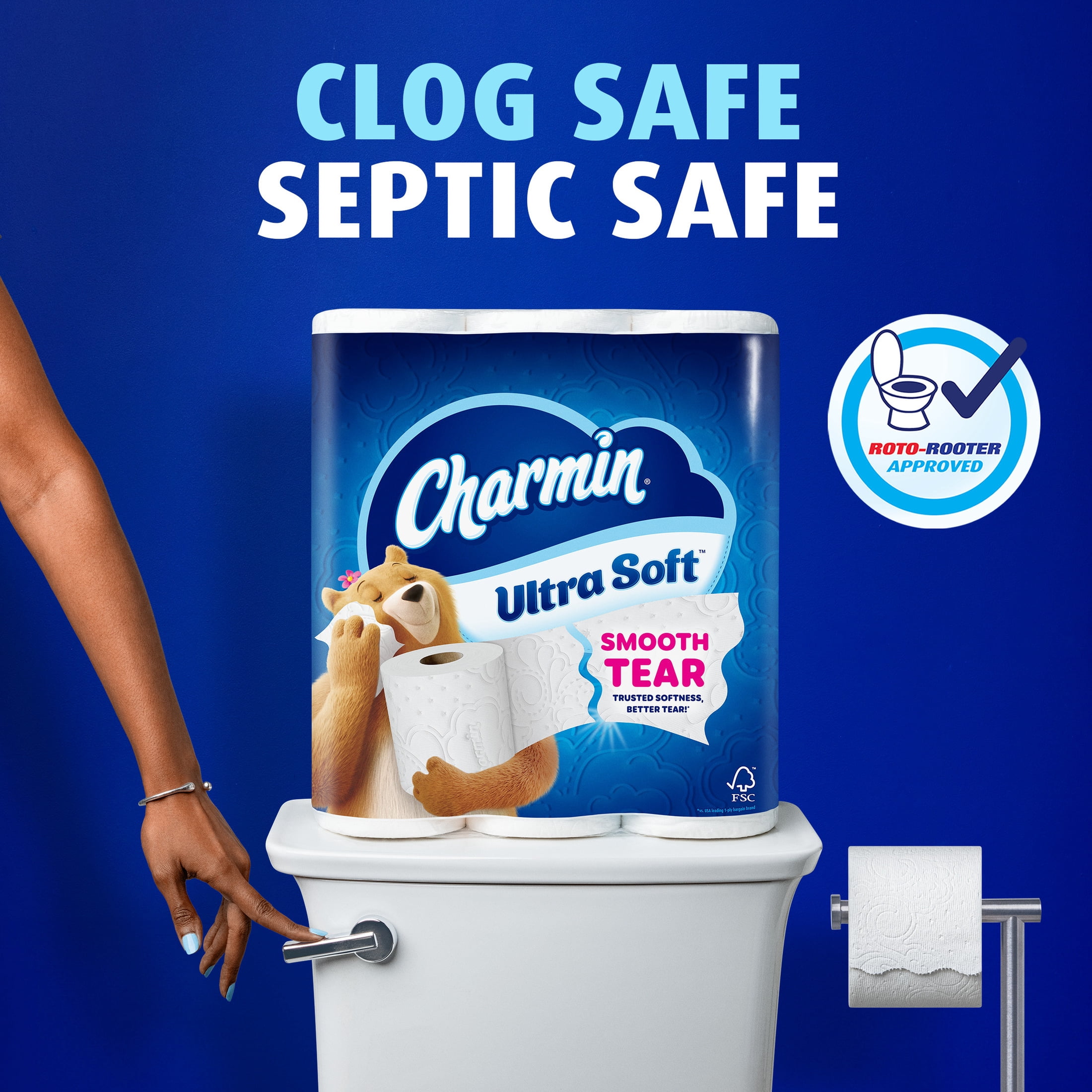 Charmin Toilet Paper Ultra Soft, 12 Mega XL Rolls