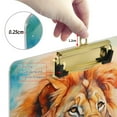 thumbnail image 4 of Lion Head Painting Acrylic Clipboards 12 x 9 Inch A4 Size with Low Profile Clip Hanging Clipboard for Classroom School Office, 4 of 8