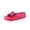 Hot Pink, variant on Women's Fashion Thick‑Sole Adjustable Buckle Strap Sandals, EVA Open‑Toe Slide Sandals For Summer Beach Pool Outdoor Casual Daily Wear Army Green