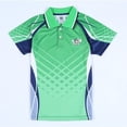 thumbnail image 4 of New table tennis clothes lapel short-sleeved T-shirt quick-drying clothes summer sweat-absorbent training jersey 44510, 4 of 5