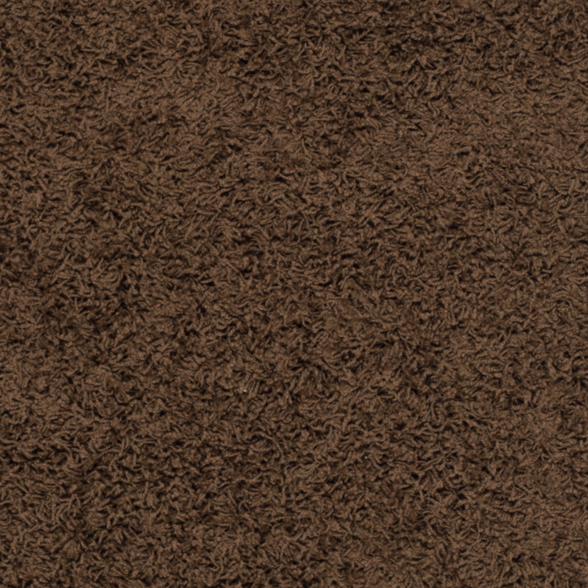 Safavieh Lavena Shag Rug Collection Solid Print Loomed Brown Runner Rugs, 2'3" x 8', Stain Resistant