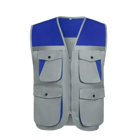 HongQid Breathable Fishing Vest for Women Multi-Pockets Photography Travel Hunting Waistcoat Jacket for Adults