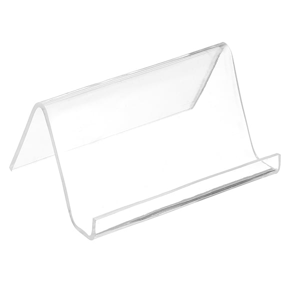 Business Card Holder for Desk, Acrylic Business Card Holders Shine Card Stand Organizer Cards Display for Office, Clear