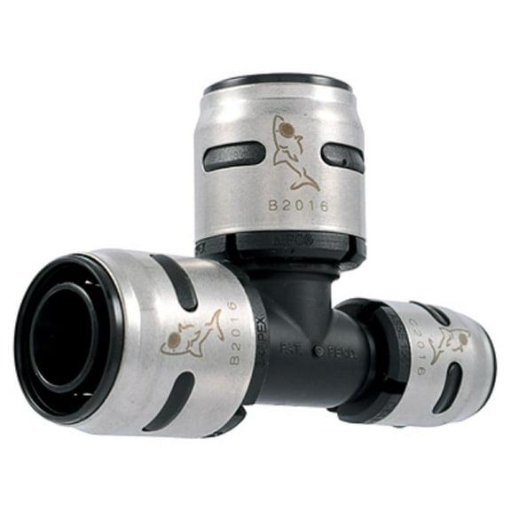 Sharkbite K444A Evopex Push-To-Connect Tee, 3/4" x 1/2" x 3/4", Each