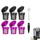 thumbnail image 3 of Filtro De Café Reutilizable K Cup Filtros De Cápsulas De Café K Cup Individuales Recargables Para 2.0 1.0 Bpa Free-6 Packs Brewer Recargable Cápsulas De Café De Una Sola Taza Pequeña matsuzay HA024428-01, 3 of 6