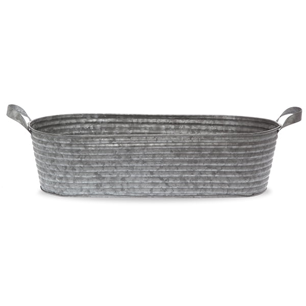 Rustic Farmhouse Galvanized Metal Basket with Compartments NEW Urban Farmhouse
