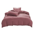 thumbnail image 2 of SUTENGDA Queen Comforter Set - 4 Pieces Bed in a Bag Set Solid Color  Bedding Sets Queen with All Season 1 Flat Sheet  1 Quilt cover And 2 Pillowcases, 2 of 9