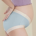 thumbnail image 5 of Taqqpue Maternity Underwear Seamless, Low Rise Pregnancy Panties Postpartum Maternity Underwear Under Bump Bikini M-4XL, 5 of 7