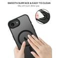 thumbnail image 2 of BENTOBEN Case for iPhone 16e (2025) 6.1" Compatible with Mag-safe Matte Shockproof Anti-Scratch Protective Cover Magnetic Case Black, 2 of 8