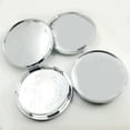 thumbnail image 2 of Acaige 4 Pcs/ensemble Enjoliveurs de Moyeu Central de Roue de Voiture Universels Chrome Argent Sans Logo Utile, 2 of 5
