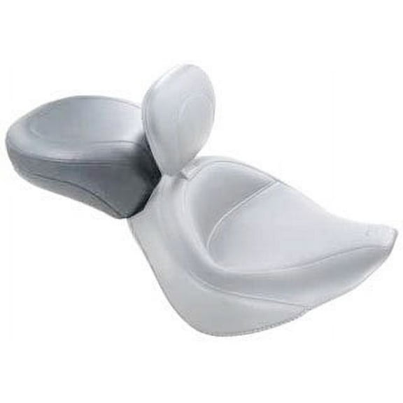 Wide Touring Recessed Passenger Seat for Harley-Davidson Softail Wide Tire 2006-'17 (200mm), Original, Black, Width: 14"