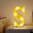 thumbnail image 5 of LED Letter Lights Sign Light Up For Home Party Wedding Decoration Light Up Letters Alphabet Letter Sign Battery Powered For Christmas Birthday Party Decoration Of The Day, 5 of 9