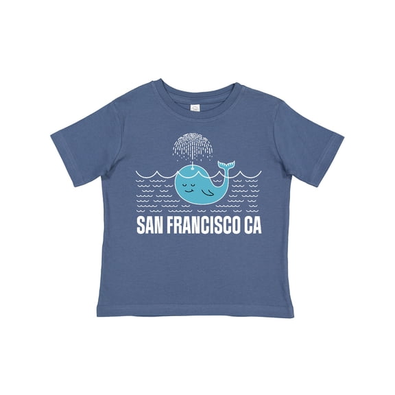 Inktastic San Francisco California Whale Watching Boys or Girls Toddler T-Shirt