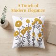 thumbnail image 4 of REGALWOVEN Floral Throw Pillow Covers Pack of 2, Flower Plant Farmhouse Decor Cushion Cover for Home Flower-3 18" x 18", 4 of 7