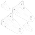 thumbnail image 2 of 4pcs Blinds Hold Down Brackets Blind Bottom Rail Hold Clips Blinds Bottom Clear Brackets, 2 of 2