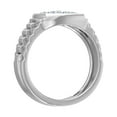 thumbnail image 2 of 1/2 Carat Men's Diamond Wedding Band Ring in 14K White Gold (Ring Size 12.25) (SI1-SI2 Clarity), 2 of 6