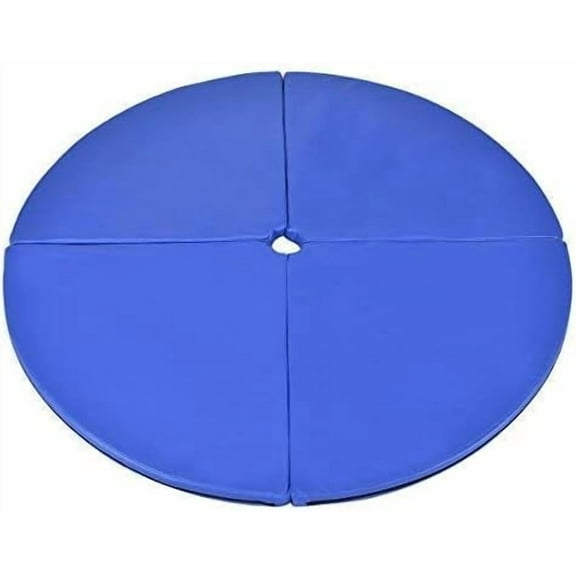 CZMJY Pole Dance Mat, Foldable Round Crash Mat with EPE Foam Padding & PU Cover, Protective Fall Safety Cushion for Home, Gym, Yoga Exercise