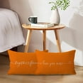 thumbnail image 3 of I Love You More Lumbar Throw Pillow Covers Together Forever Gift for Couples/Anniversary/Wedding/Engagement Valentine''s Day Love Pillow Cases 12 x 20 Inch Set of 2 for Sofa Bed Couch(Orange), 3 of 6